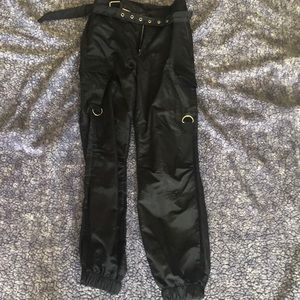 Black cargo pants
